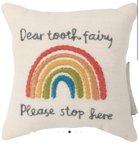 Rainbow Tooth Fairy Pillow