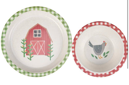 Little Farm Plate Set