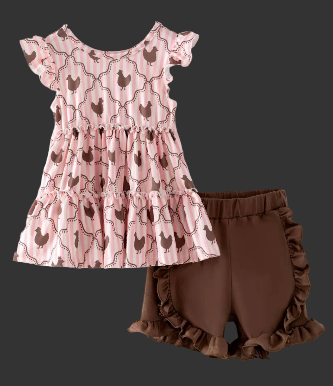 Sweet Chicken Coop Set